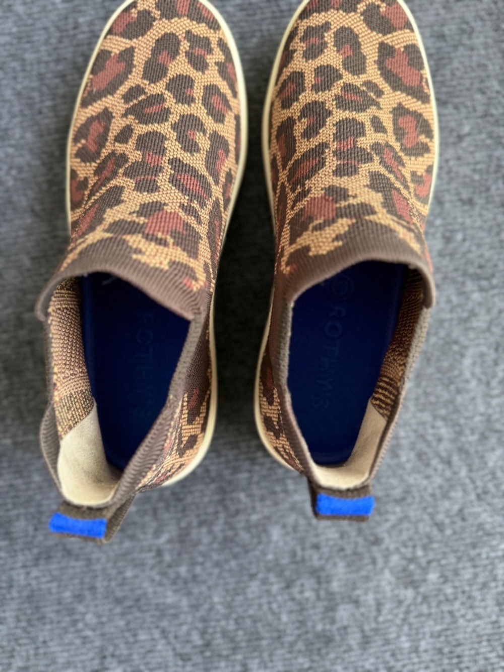 Rothy’s The Slip On Sneaker – Leopard Print – Size 9 - Picture 6 of 11